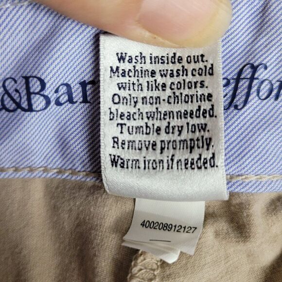 Vtg 90's Womens 6 Skirt Flamingo Skort Khaki A-line Mini Stretch Cotton Tan - Picture 6 of 7